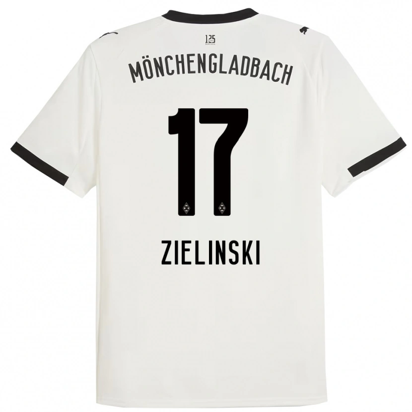 Danxen Kobiety Yvonne Zielinski #17 Biały Czarny Domowa Koszulka 2025/26 Koszulki Klubowe