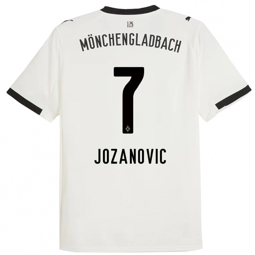 Danxen Kobiety Antonio Jozanovic #7 Biały Czarny Domowa Koszulka 2025/26 Koszulki Klubowe