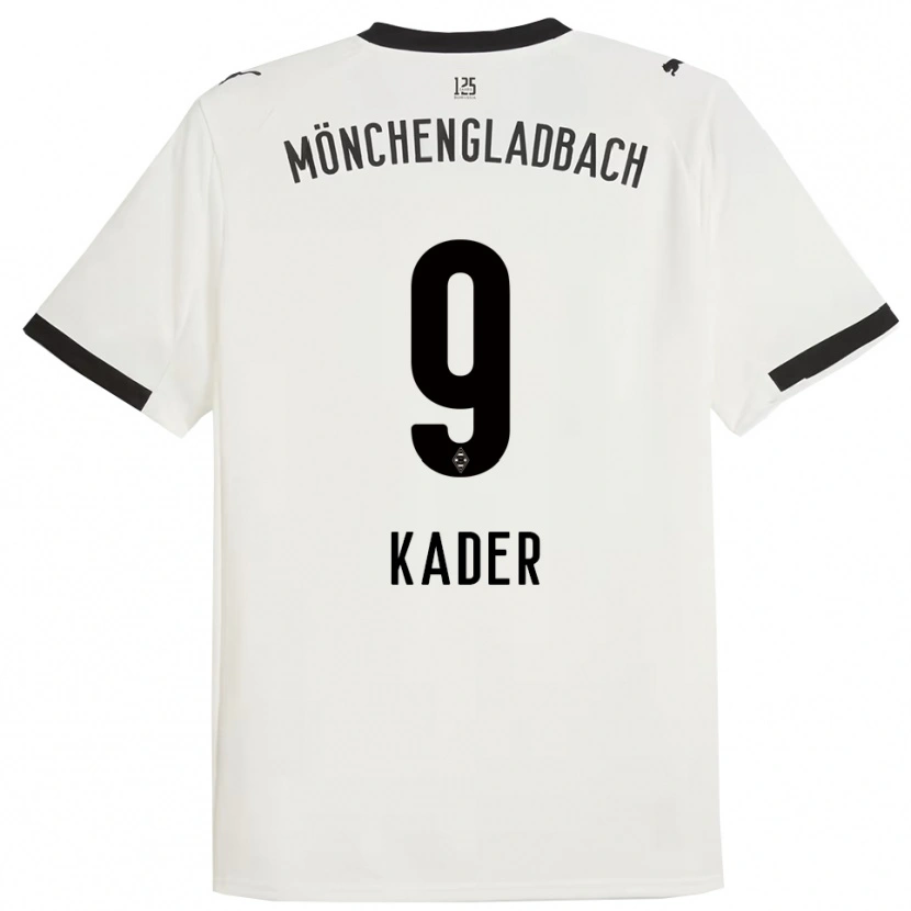 Danxen Kobiety Cagatay Kader #9 Biały Czarny Domowa Koszulka 2025/26 Koszulki Klubowe