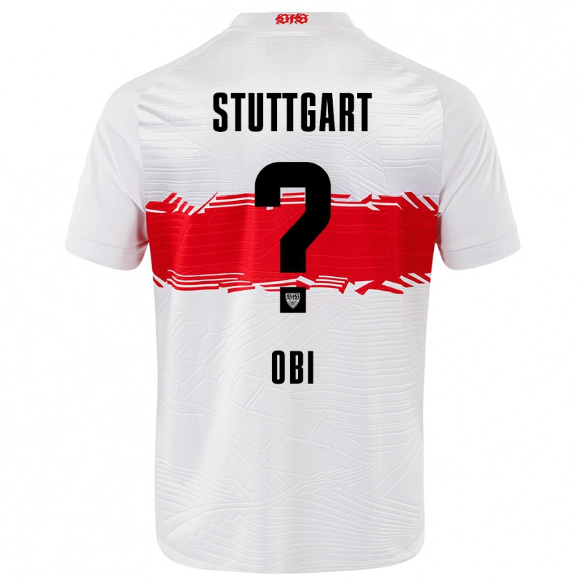 Danxen Kobiety Collin Obi #0 Biały Czerwony Domowa Koszulka 2025/26 Koszulki Klubowe