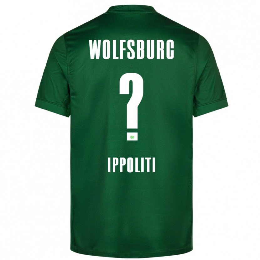 Danxen Kobiety Mario Ippoliti #0 Zielony Biały Domowa Koszulka 2025/26 Koszulki Klubowe