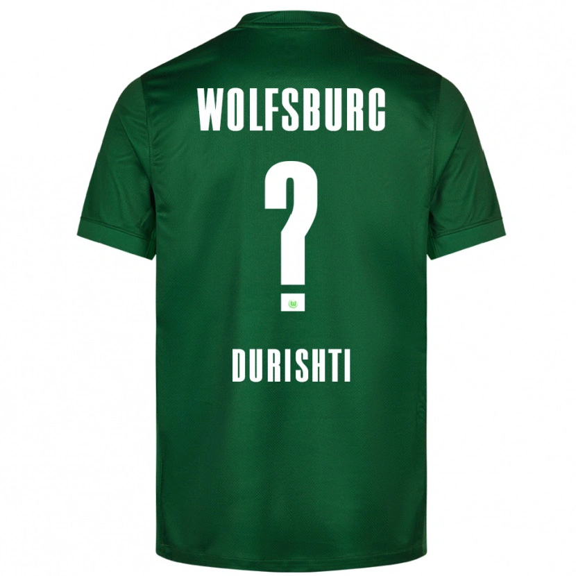 Danxen Kobiety Brendon Durishti #0 Zielony Biały Domowa Koszulka 2025/26 Koszulki Klubowe