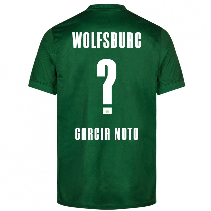 Danxen Kobiety Estefano Garcia Noto #0 Zielony Biały Domowa Koszulka 2025/26 Koszulki Klubowe