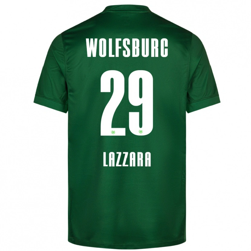Danxen Kobiety Luan Lazzara #29 Zielony Biały Domowa Koszulka 2025/26 Koszulki Klubowe