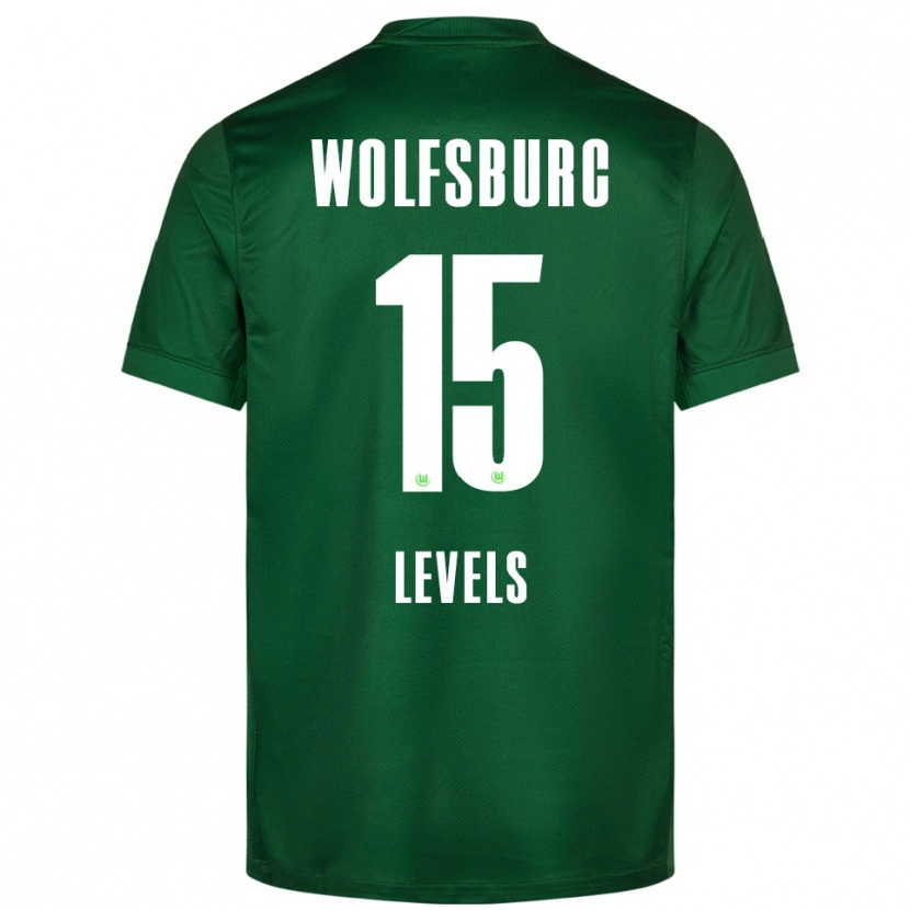 Danxen Kobiety Janou Levels #15 Zielony Biały Domowa Koszulka 2025/26 Koszulki Klubowe
