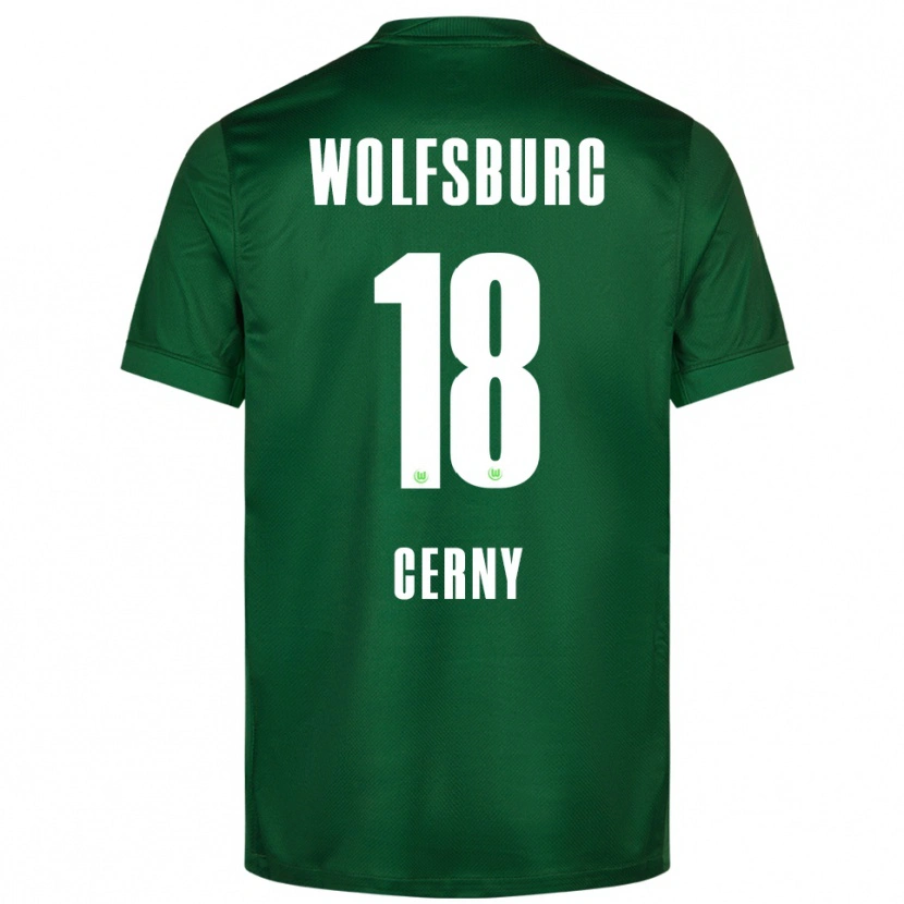 Danxen Kobiety Vaclav Cerny #18 Zielony Biały Domowa Koszulka 2025/26 Koszulki Klubowe