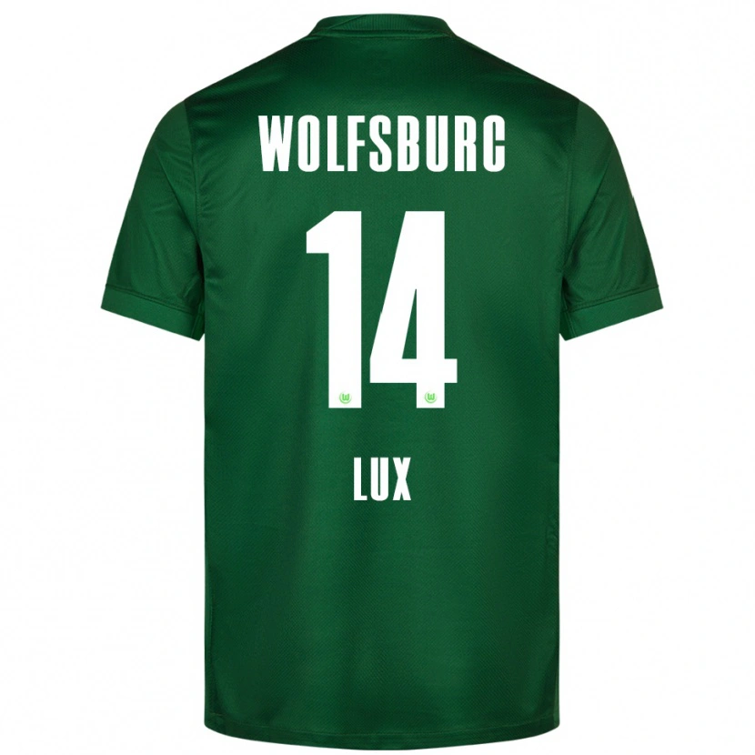 Danxen Kobiety Finn-Marco Lux #14 Zielony Biały Domowa Koszulka 2025/26 Koszulki Klubowe
