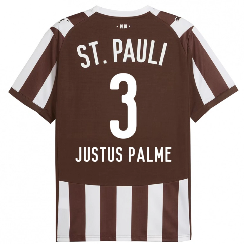 Danxen Kobiety Johannes Justus Palme #3 Kawa Z Mlekiem Biały Domowa Koszulka 2025/26 Koszulki Klubowe