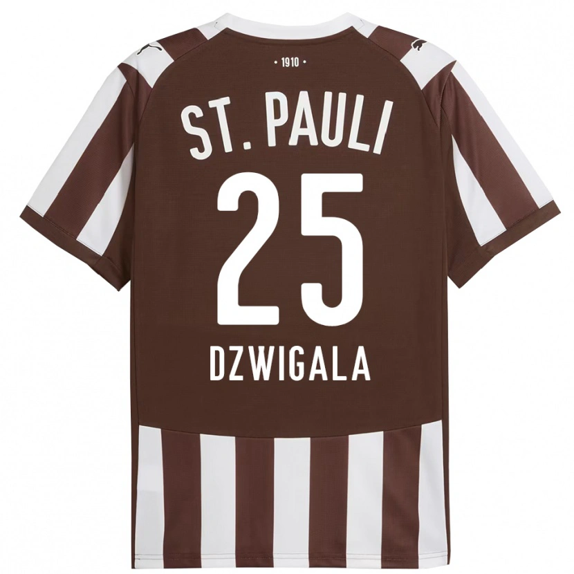 Danxen Kobiety Adam Dzwigala #25 Kawa Z Mlekiem Biały Domowa Koszulka 2025/26 Koszulki Klubowe