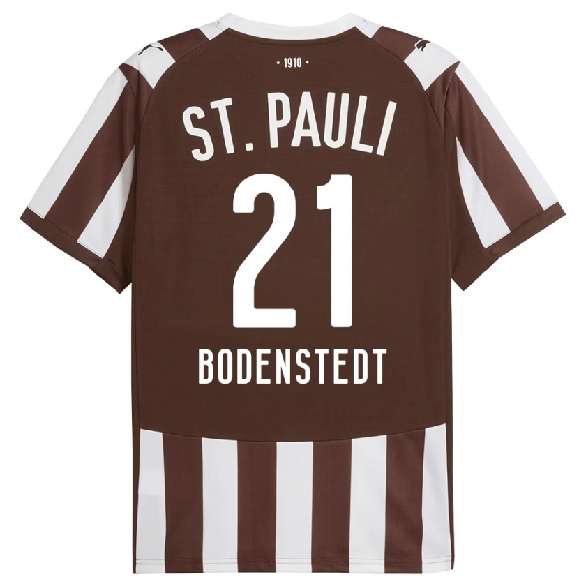 Danxen Kobiety Paula Bodenstedt #21 Kawa Z Mlekiem Biały Domowa Koszulka 2025/26 Koszulki Klubowe