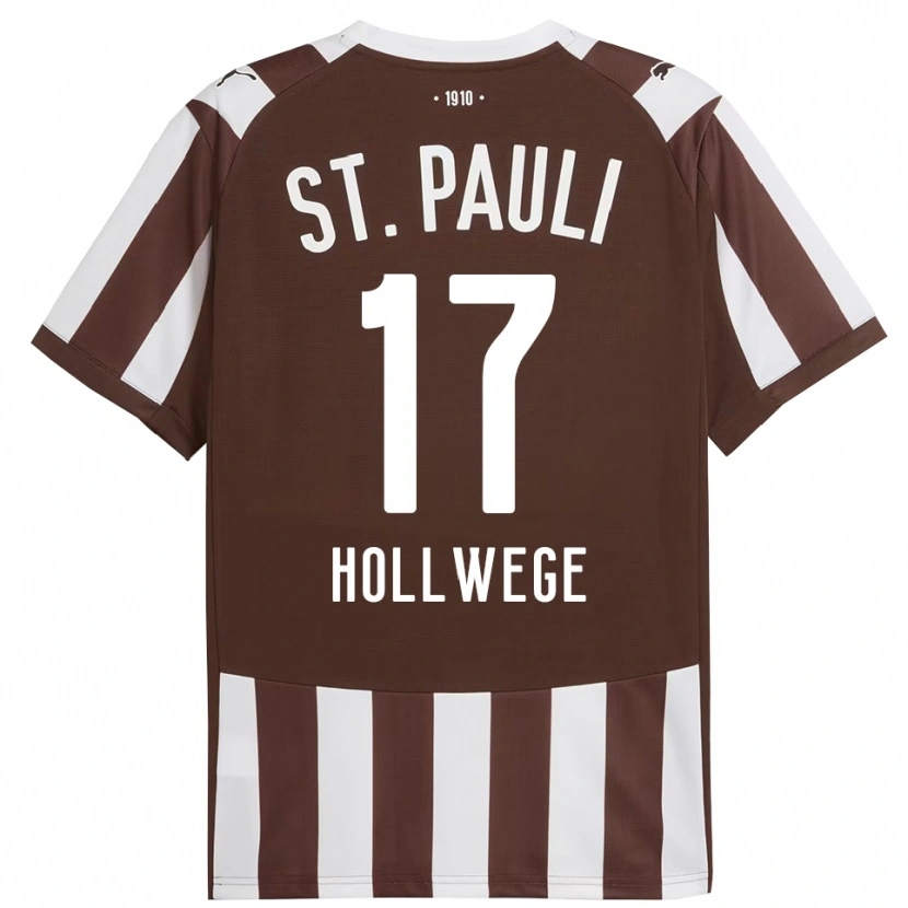 Danxen Kobiety Jonah Hollwege #17 Kawa Z Mlekiem Biały Domowa Koszulka 2025/26 Koszulki Klubowe