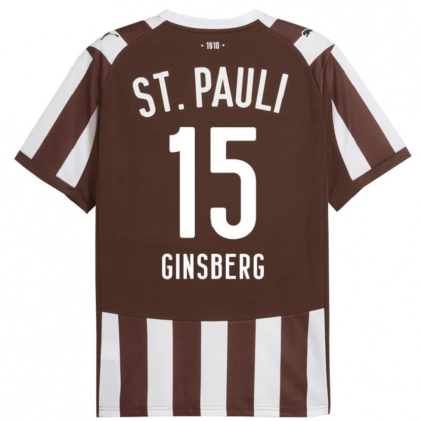 Danxen Kobiety Pauline Ginsberg #15 Kawa Z Mlekiem Biały Domowa Koszulka 2025/26 Koszulki Klubowe