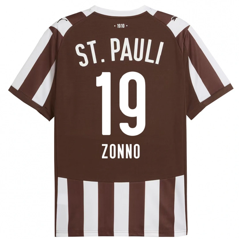Danxen Kobiety Dominik Zonno #19 Kawa Z Mlekiem Biały Domowa Koszulka 2025/26 Koszulki Klubowe