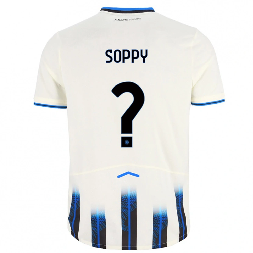 Danxen Kobiety Brandon Soppy #0 Biały Niebieski Wyjazdowa Koszulka 2025/26 Koszulki Klubowe