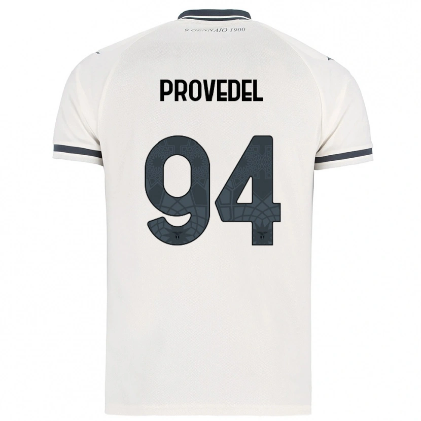 Danxen Kobiety Ivan Provedel #94 Biały Granatowy Wyjazdowa Koszulka 2025/26 Koszulki Klubowe