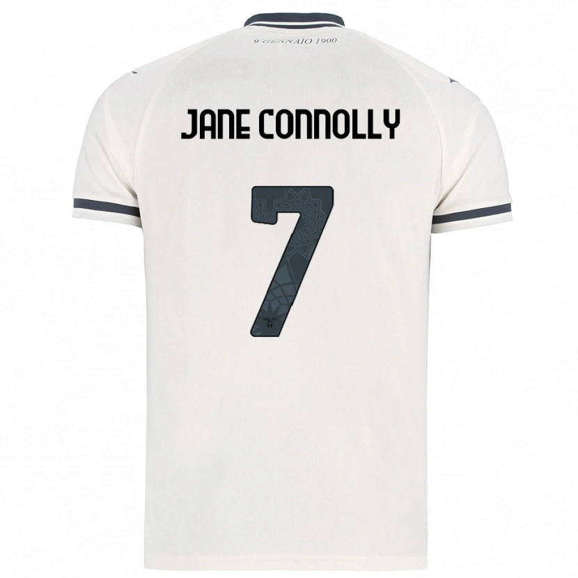 Danxen Kobiety Megan Jane Connolly #7 Biały Granatowy Wyjazdowa Koszulka 2025/26 Koszulki Klubowe