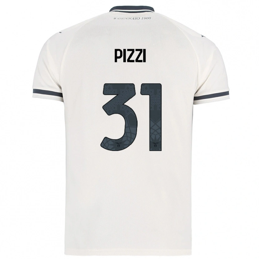 Danxen Kobiety Giorgia Pizzi #31 Biały Granatowy Wyjazdowa Koszulka 2025/26 Koszulki Klubowe