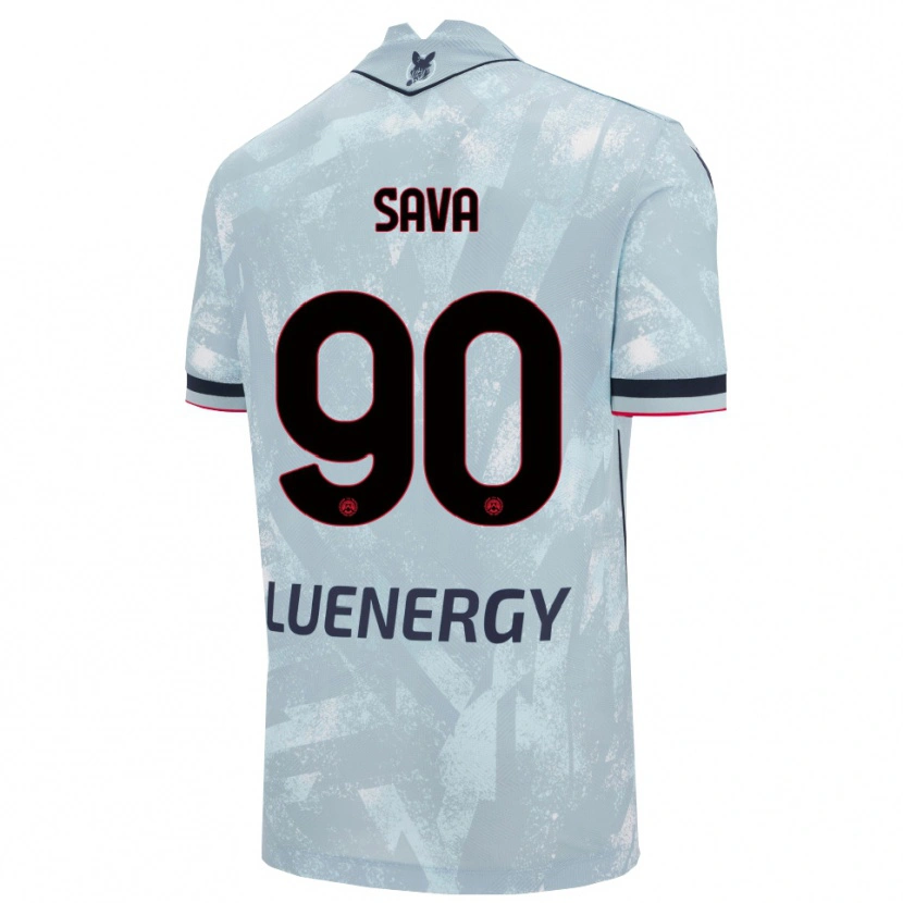 Danxen Kobiety Răzvan Sava #90 Jasnoniebieski Czarny Wyjazdowa Koszulka 2025/26 Koszulki Klubowe