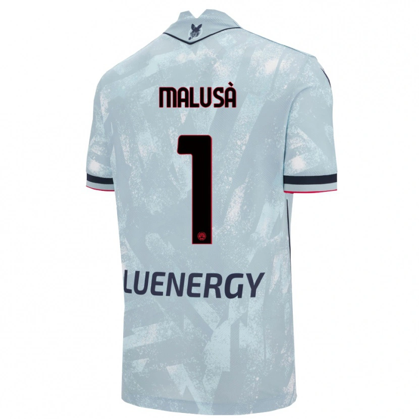 Danxen Kobiety Joel Malusà #1 Jasnoniebieski Czarny Wyjazdowa Koszulka 2025/26 Koszulki Klubowe