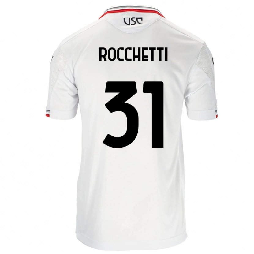 Danxen Kobiety Yuri Rocchetti #31 Biały Czerwony Wyjazdowa Koszulka 2025/26 Koszulki Klubowe
