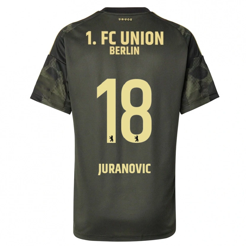Danxen Kobiety Josip Juranovic #18 Ciemnozielony Czarny Wyjazdowa Koszulka 2025/26 Koszulki Klubowe