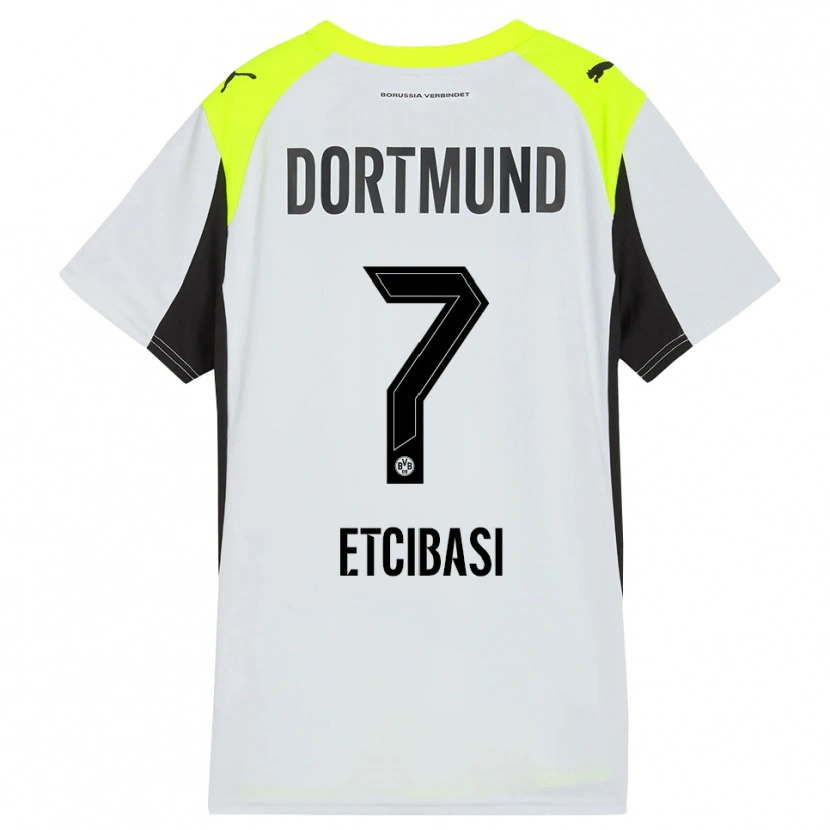 Danxen Kobiety Taycan Etcibasi #7 Fluorescencyjny Żółty Wyjazdowa Koszulka 2025/26 Koszulki Klubowe