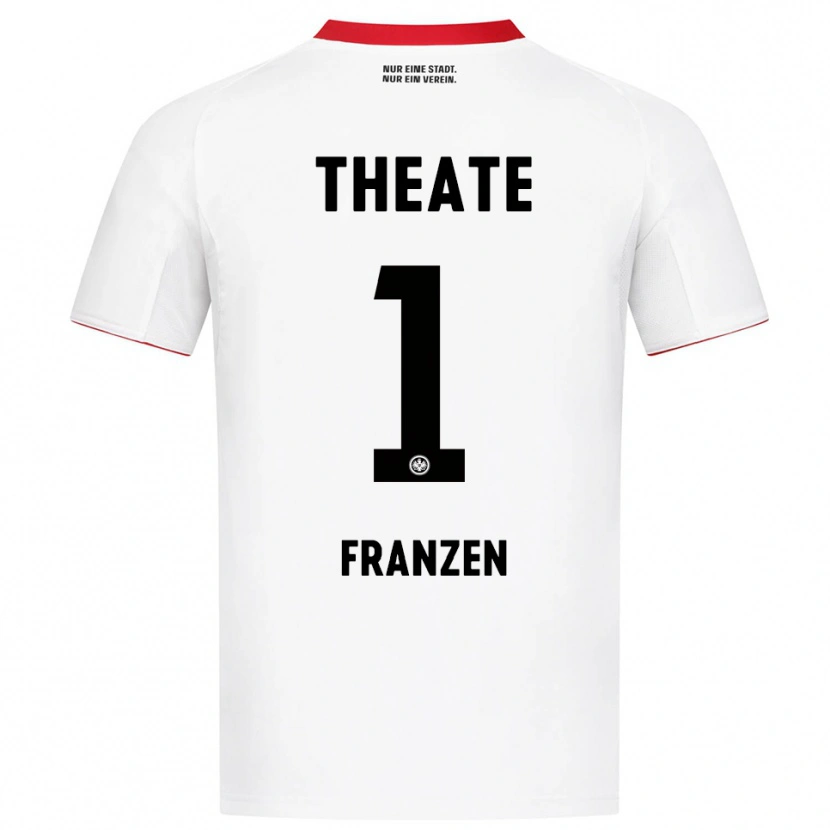 Danxen Kobiety Marlon Franzen #1 Biały Czerwony Wyjazdowa Koszulka 2025/26 Koszulki Klubowe