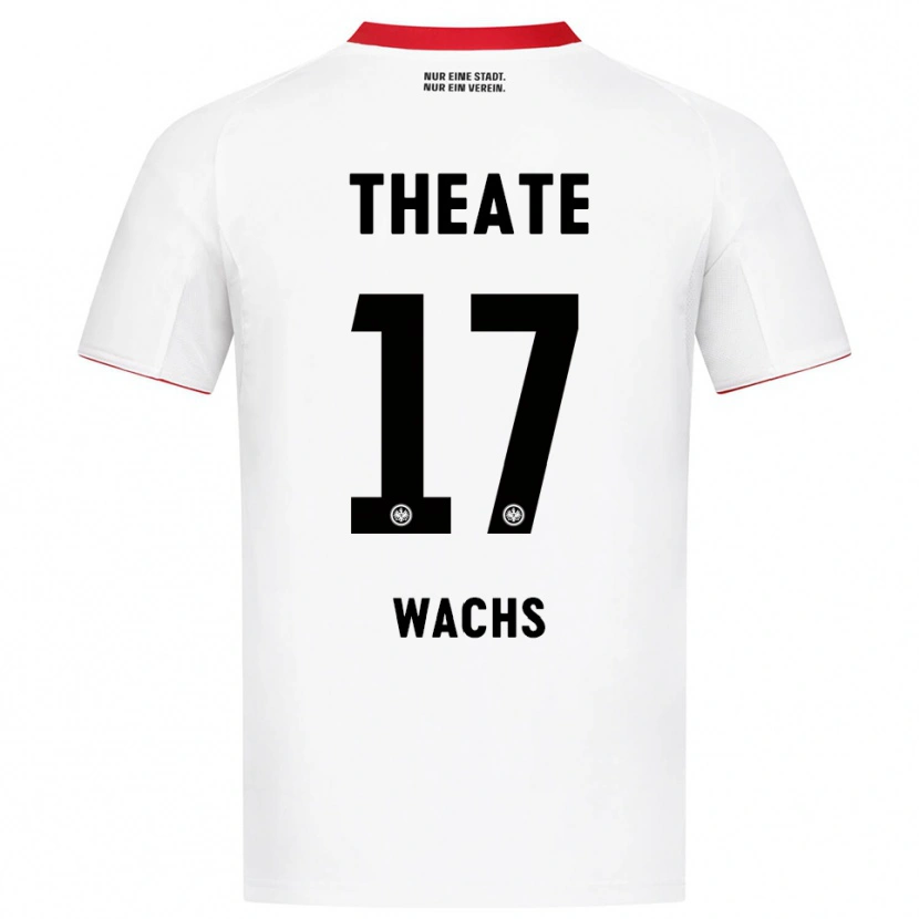 Danxen Kobiety Marc Wachs #17 Biały Czerwony Wyjazdowa Koszulka 2025/26 Koszulki Klubowe