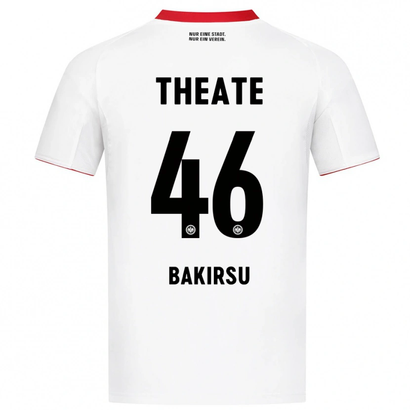 Danxen Kobiety Hüseyin Bakirsu #46 Biały Czerwony Wyjazdowa Koszulka 2025/26 Koszulki Klubowe