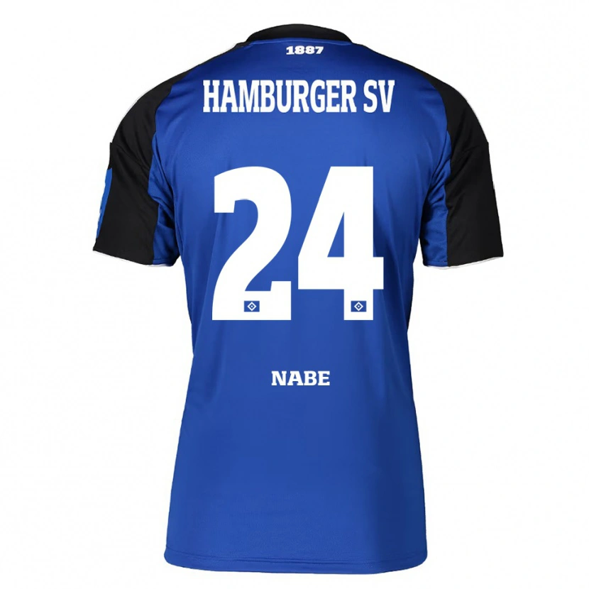 Danxen Kobiety Jamal Nabe #24 Niebieski Czarny Wyjazdowa Koszulka 2025/26 Koszulki Klubowe