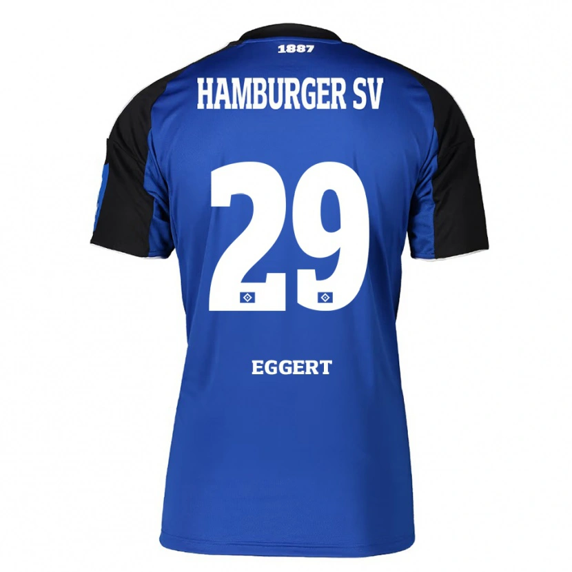 Danxen Kobiety Leni Eggert #29 Niebieski Czarny Wyjazdowa Koszulka 2025/26 Koszulki Klubowe