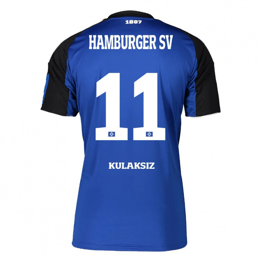 Danxen Kobiety Onurhan Kulaksız #11 Niebieski Czarny Wyjazdowa Koszulka 2025/26 Koszulki Klubowe