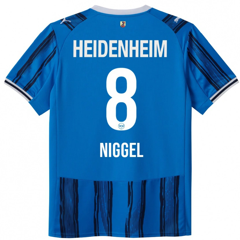 Danxen Kobiety Henrik Niggel #8 Niebieski Granatowy Wyjazdowa Koszulka 2025/26 Koszulki Klubowe