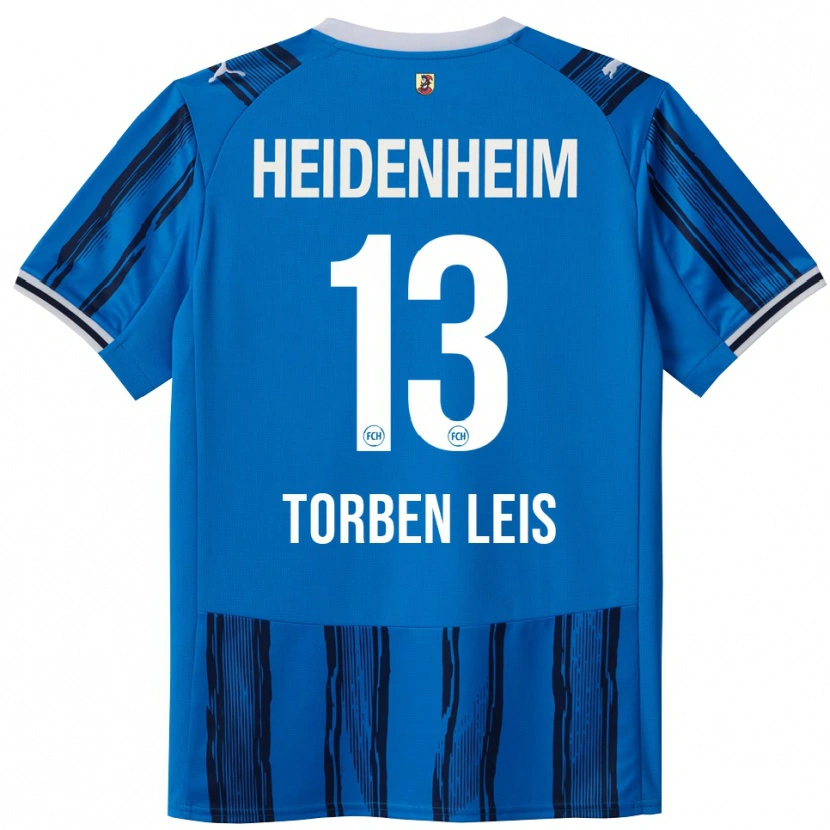 Danxen Kobiety Torben Leis #13 Niebieski Granatowy Wyjazdowa Koszulka 2025/26 Koszulki Klubowe