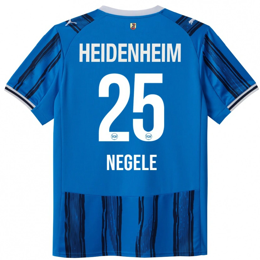 Danxen Kobiety Christopher Negele #25 Niebieski Granatowy Wyjazdowa Koszulka 2025/26 Koszulki Klubowe