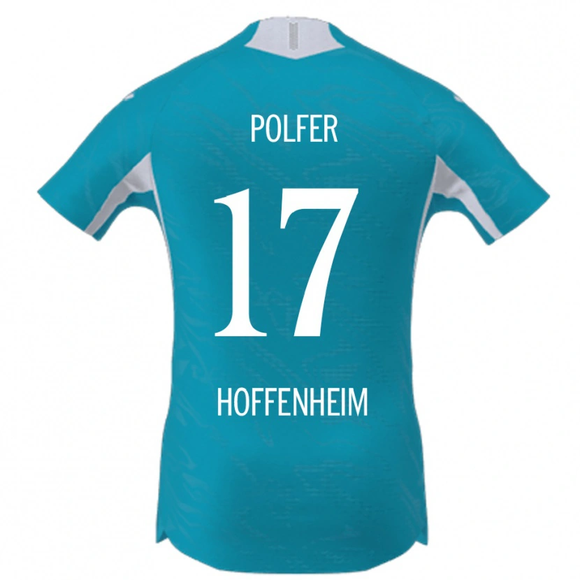 Danxen Kobiety Jona Polfer #17 Błękitny Wyjazdowa Koszulka 2025/26 Koszulki Klubowe