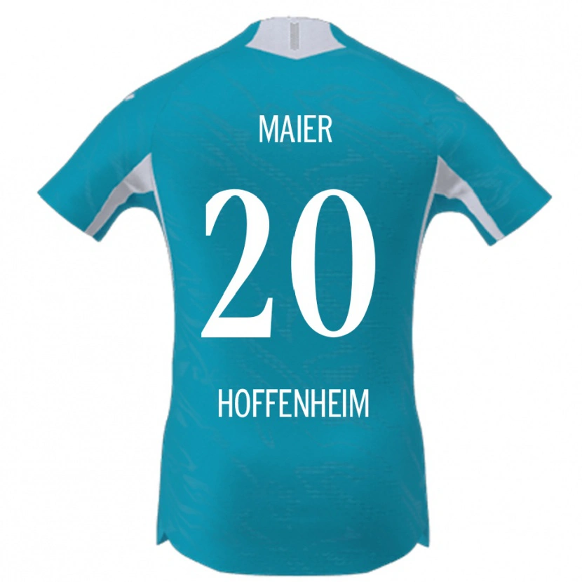 Danxen Kobiety Leonie Maier #20 Błękitny Wyjazdowa Koszulka 2025/26 Koszulki Klubowe