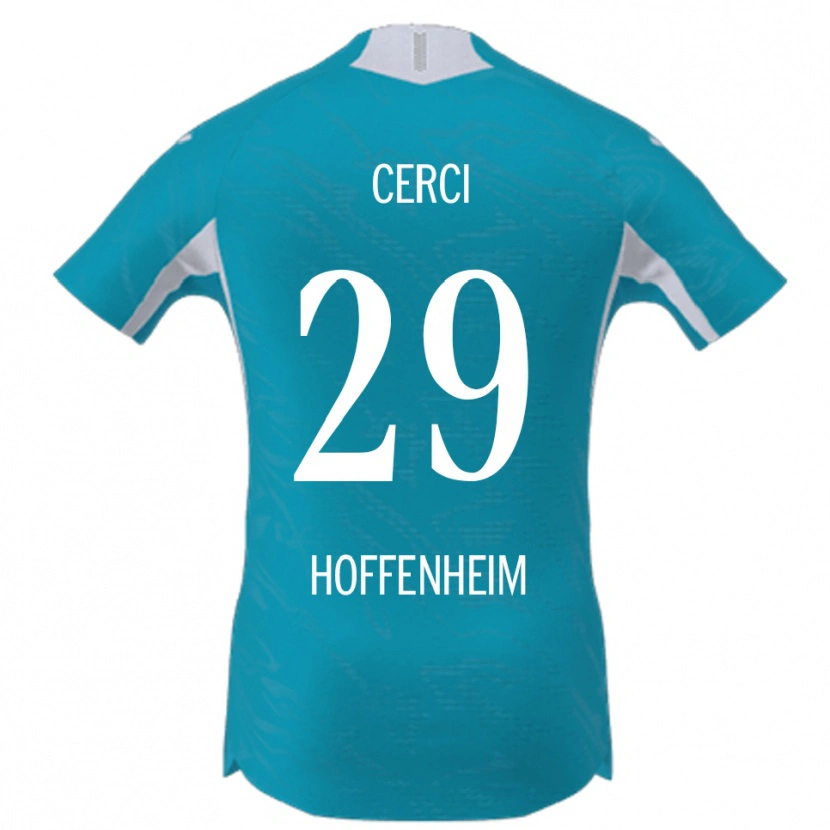 Danxen Kobiety Selina Cerci #29 Błękitny Wyjazdowa Koszulka 2025/26 Koszulki Klubowe