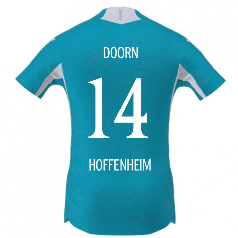 Danxen Kobiety Lisa Doorn #14 Błękitny Wyjazdowa Koszulka 2025/26 Koszulki Klubowe