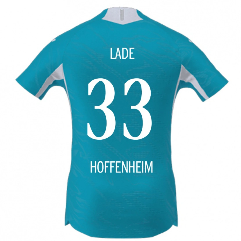 Danxen Kobiety Benjamin Lade #33 Błękitny Wyjazdowa Koszulka 2025/26 Koszulki Klubowe