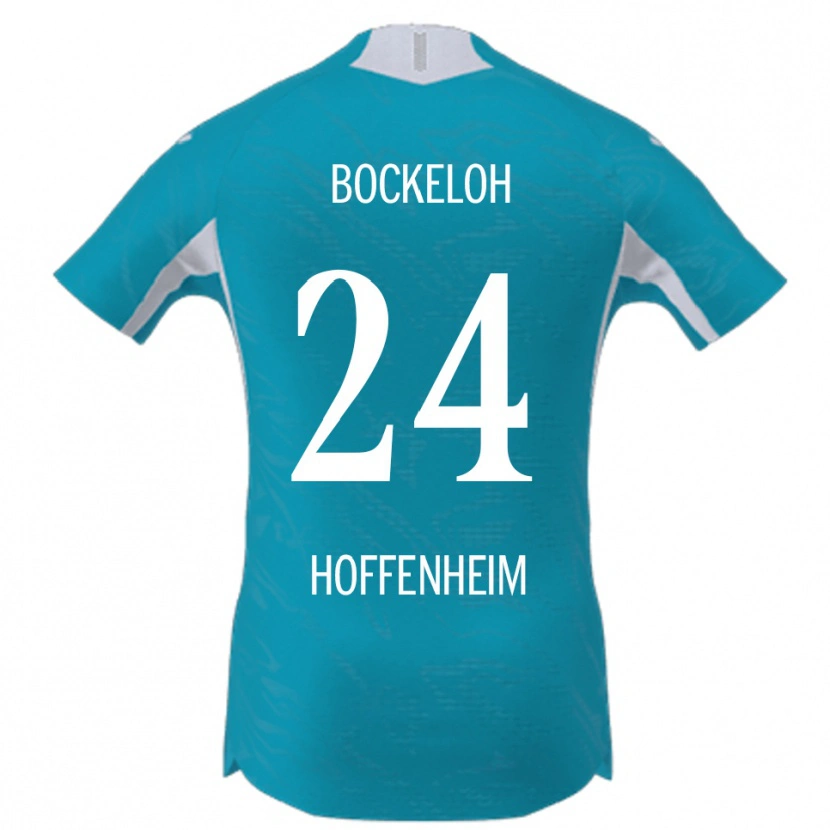 Danxen Kobiety Leonhard Bockeloh #24 Błękitny Wyjazdowa Koszulka 2025/26 Koszulki Klubowe