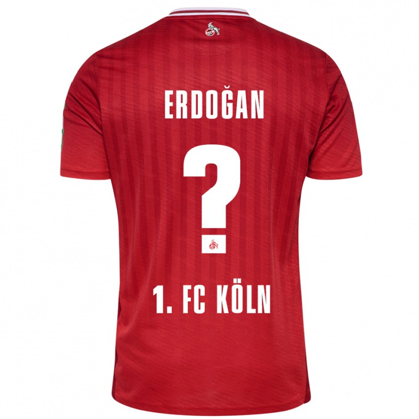 Danxen Kobiety Eymen Erdoğan #0 Czerwony Biały Wyjazdowa Koszulka 2025/26 Koszulki Klubowe