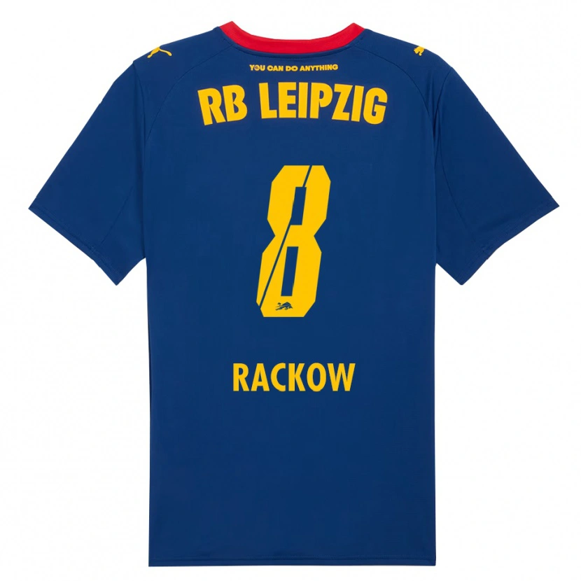 Danxen Kobiety Gianna Rackow #8 Granatowy Czerwony Wyjazdowa Koszulka 2025/26 Koszulki Klubowe