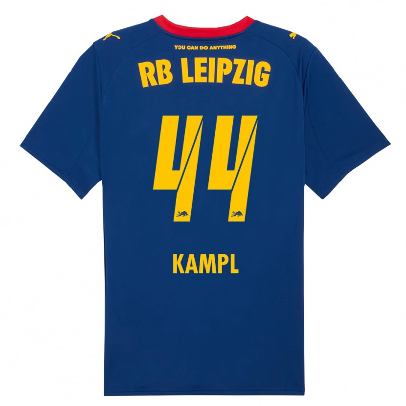 Danxen Kobiety Kevin Kampl #44 Granatowy Czerwony Wyjazdowa Koszulka 2025/26 Koszulki Klubowe