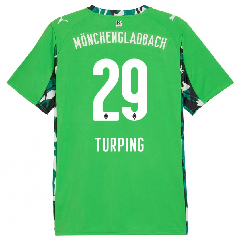 Danxen Kobiety Selim Turping #29 Zielony Czarny Wyjazdowa Koszulka 2025/26 Koszulki Klubowe