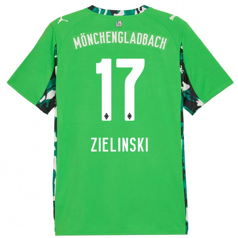 Danxen Kobiety Yvonne Zielinski #17 Zielony Czarny Wyjazdowa Koszulka 2025/26 Koszulki Klubowe