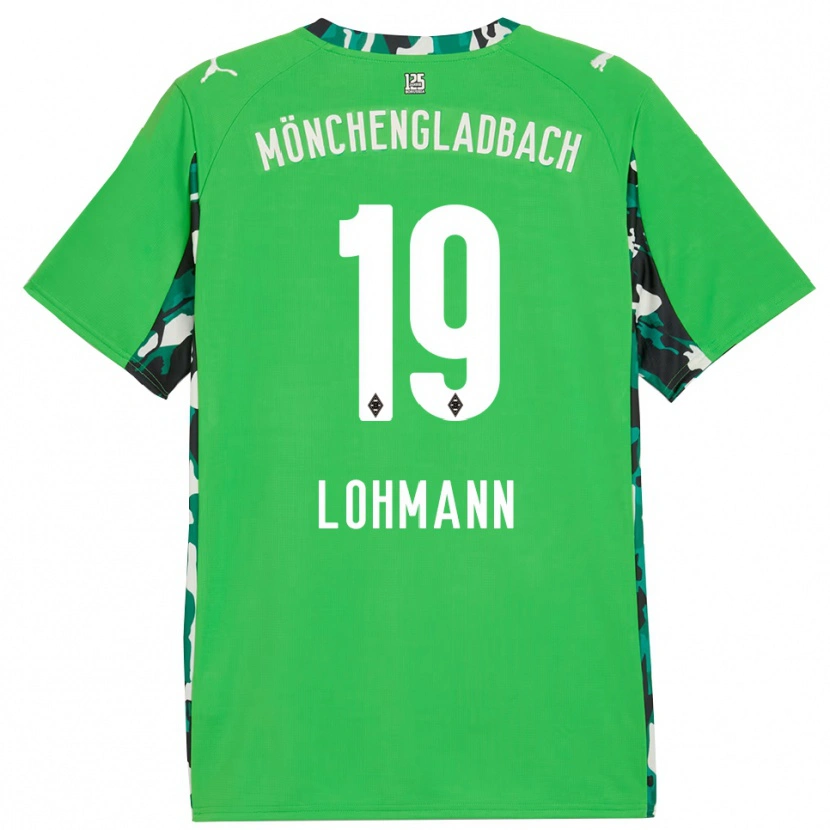 Danxen Kobiety Mona Lohmann #19 Zielony Czarny Wyjazdowa Koszulka 2025/26 Koszulki Klubowe