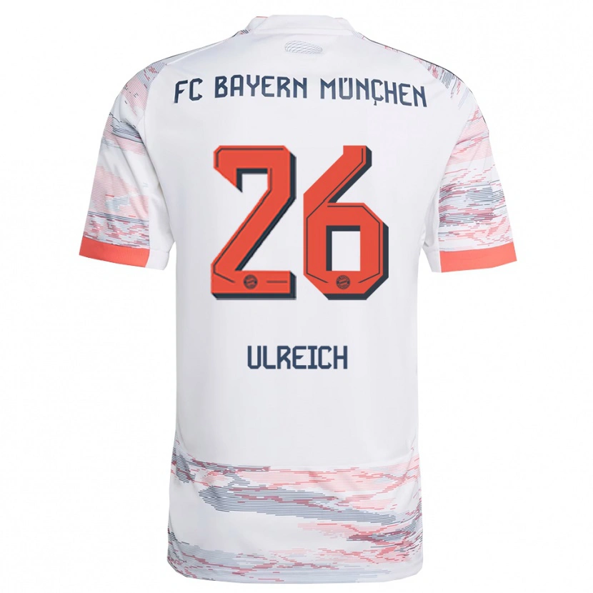 Danxen Kobiety Sven Ulreich #26 Biały Szary Wyjazdowa Koszulka 2025/26 Koszulki Klubowe