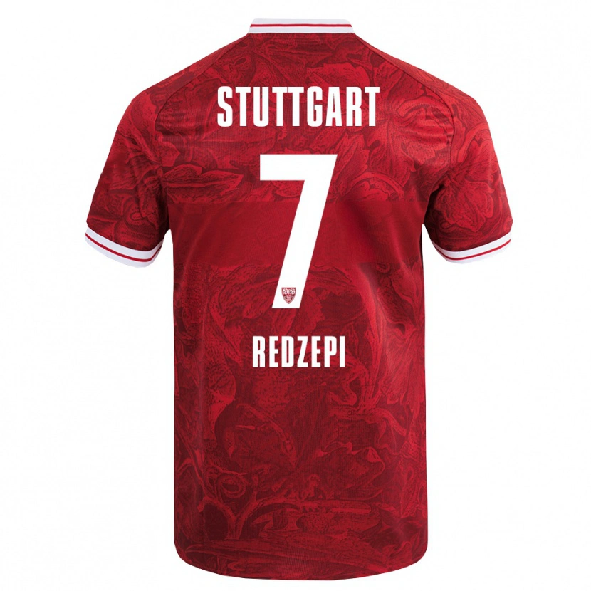 Danxen Kobiety Dafina Redzepi #7 Czerwony Czarny Wyjazdowa Koszulka 2025/26 Koszulki Klubowe