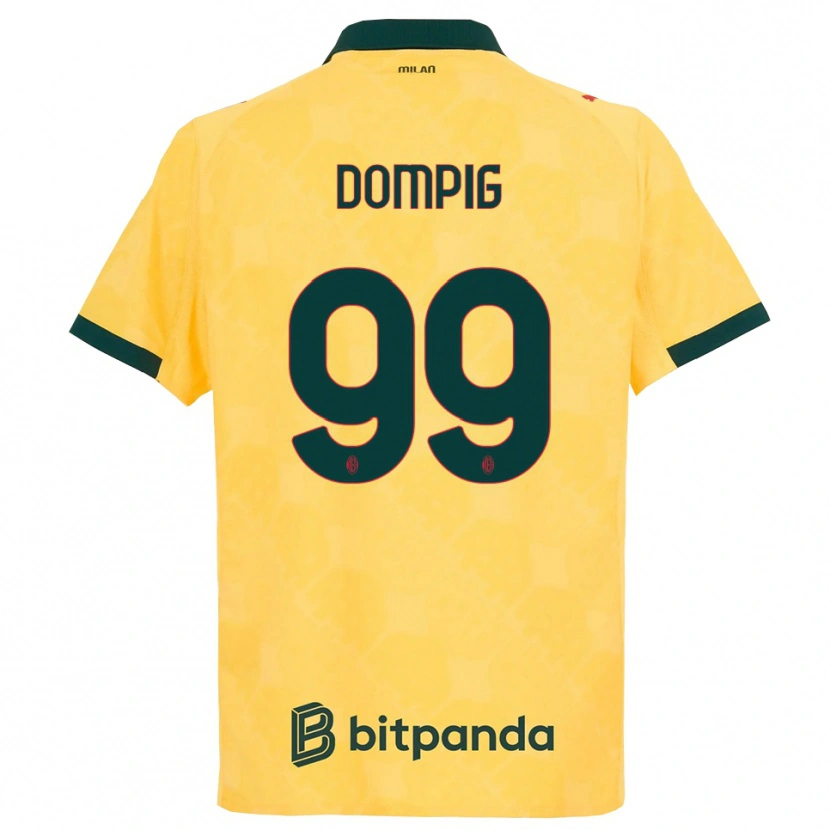 Danxen Kobiety Chanté-Mary Delorean Dompig #99 Żółty Czarny Trzeci Komplet Koszulka 2025/26 Koszulki Klubowe